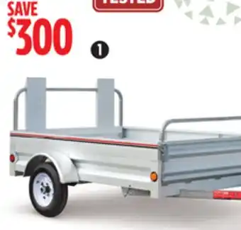 Canadian Tire Stirling galvalume plus utility trailer, 5 x 7´ offer