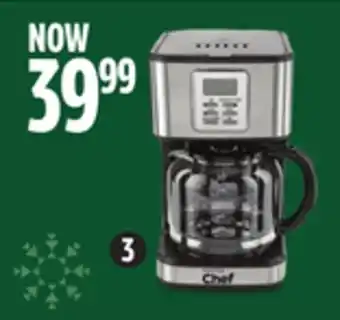 Canadian Tire Master chef 12-cup stainless-steel coffeemaker offer