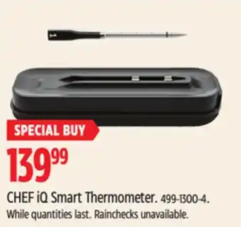 Canadian Tire Chef iq smart thermometer offer
