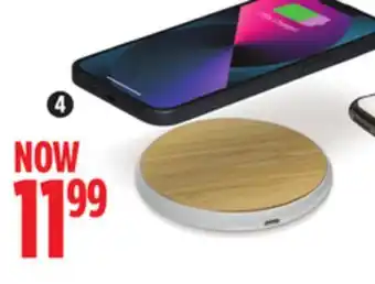 Canadian Tire Bamboo fast wireless charging pad offer