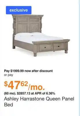Ashley Furniture Ashley drystan 3 piece panel bed in brown, size: queen offer