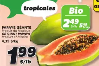 IGA Giant papaya offer