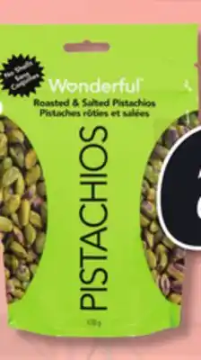 IGA Wonderful shelled pistachios offer