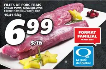 IGA Fresh pork tenderloins offer