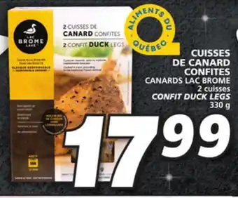 IGA Canards lac brome confit duck legs offer