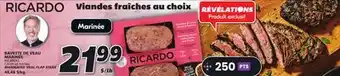 IGA Ricardo marinated veal flap steak offer