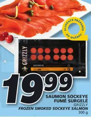 IGA Grizzly frozen smoked sockeye salmon offer