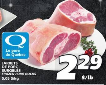 IGA Frozen pork hocks offer