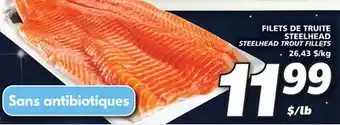 IGA Steelhead trout fillets offer