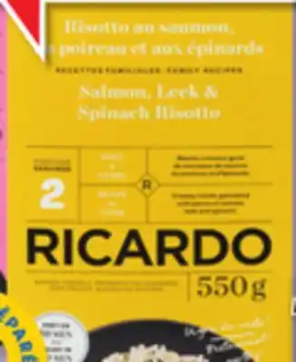IGA Ricardo frozen risotto offer