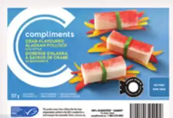 IGA Compliments crab or lobster flavoured alaskan pollock offer