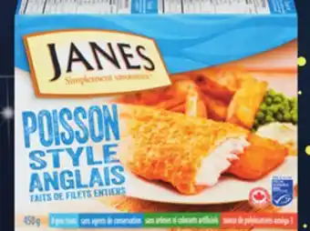 IGA Janes frozen breaded fish fillets offer