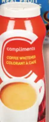 IGA Compliments coffee whitener offer
