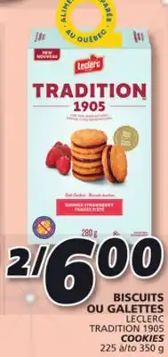 IGA Leclerc tradition 1905 cookies offer
