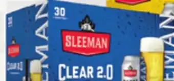 IGA Sleeman clear 2.0 beer offer