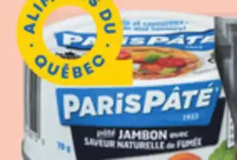 IGA Paris pâté meat spread offer