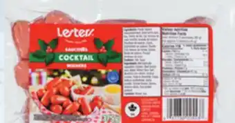IGA Lesters cocktail wieners offer