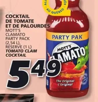 IGA Mott's tomato clam cocktail offer