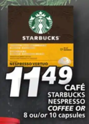 IGA Starbucks nespresso coffee offer