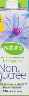 IGA Natur-a plant-based beverage offer