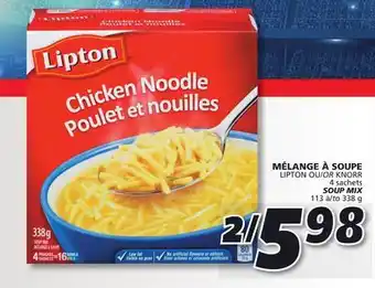 IGA Lipton soup mix offer