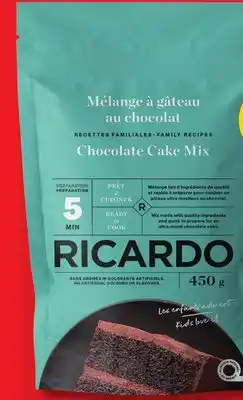 IGA Ricardo cake or brownie mix offer