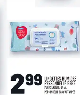 Metro Lingettes humides personnelle bébé | personnelle baby wet wipes offer