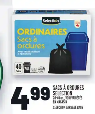 Metro Sacs à ordures selection | selection garbage bags offer