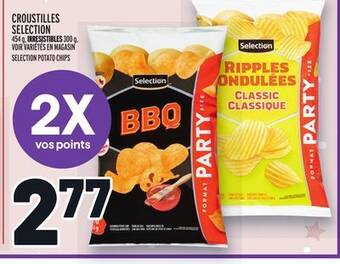Metro Croustilles selection | selection potato chips offer