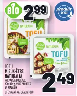 Metro Tofu mieux-être naturalia | life smart naturalia tofu offer