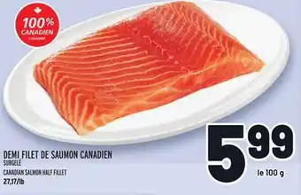 Metro Demi filet de saumon canadien | canadian salmon half fillet offer