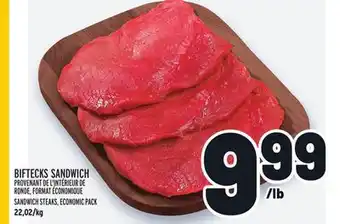 Metro Biftecks sandwich | sandwich steaks offer