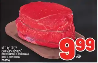 Metro Rôti de côtes croisées désossé | boneless cross rib roast offer