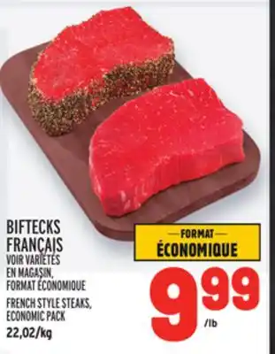 Metro Biftecks français | french style steaks offer