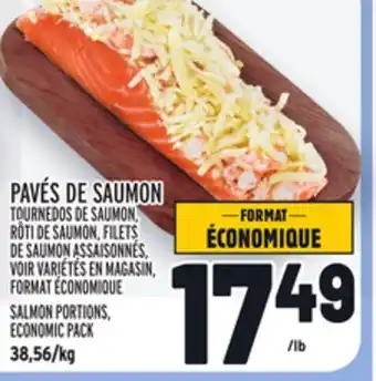Metro Pavés de saumon | salmon portions offer