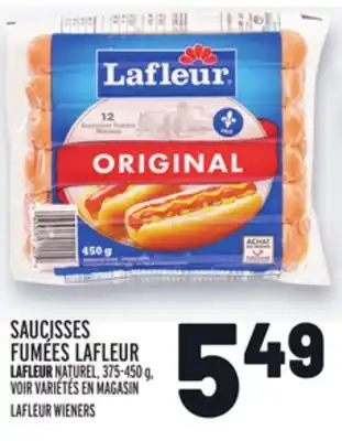 Metro Saucisses fumées lafleur | lafleur wieners offer