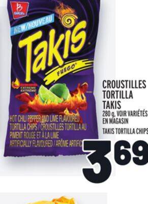 Metro Croustilles tortilla takis | takis tortilla chips offer