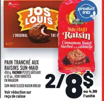 Metro Pain tranché aux raisins sun-maid | sun-maid sliced raisin bread offer