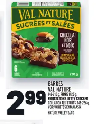 Metro Barres val nature | nature valley bars offer