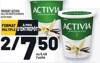 Metro Yogourt activia | activia yogurt offer
