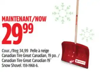 Canadian Tire Ctc canadian tire great canadian 19 snow shovel offer