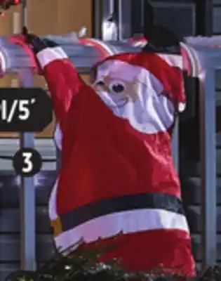 Canadian Tire Gemmy hanging santa offer