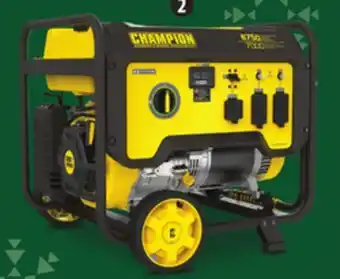 Canadian Tire Champion 7000w/8750w gas generator with co shield offer