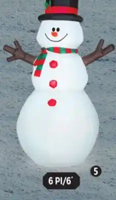 Canadian Tire Inflatable snowman offer