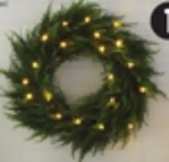 Canadian Tire Canvas 24 cedar wreath offer
