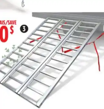 Canadian Tire Prime1 aluminum tri-panel loading ramp, 50 x 77 offer