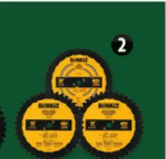 Canadian Tire Dewalt 10 circular saw blades, 3-pk offer