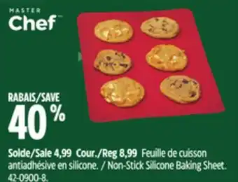Canadian Tire Master chef non-stick silicone baking sheet offer