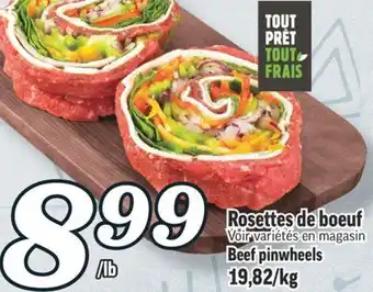Marché Richelieu Rosettes de boeuf | beef pinwheels offer