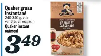 Marché Richelieu Quaker gruau instantané | quaker instant oatmeal offer